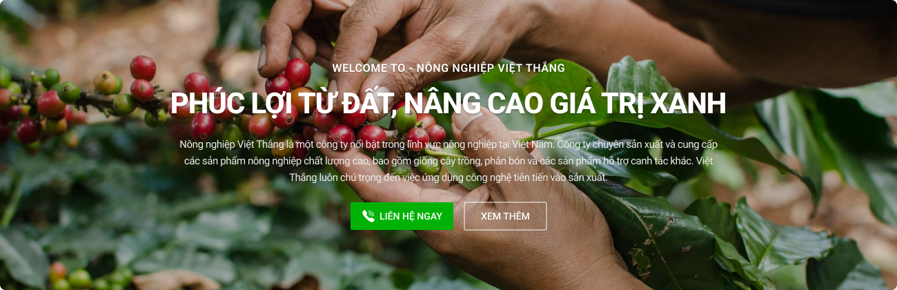 NÔNG NGHIỆP VIỆT THẮNG- THIẾT KẾ BỞI MR TÀI: 0789711496